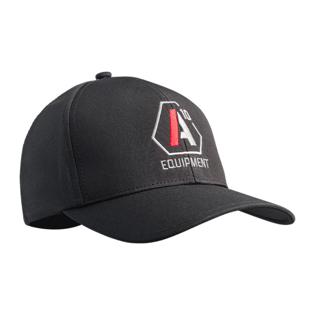 Casquette Stretch Fit A10 noir logos blanc / rouge - A10 Equipment