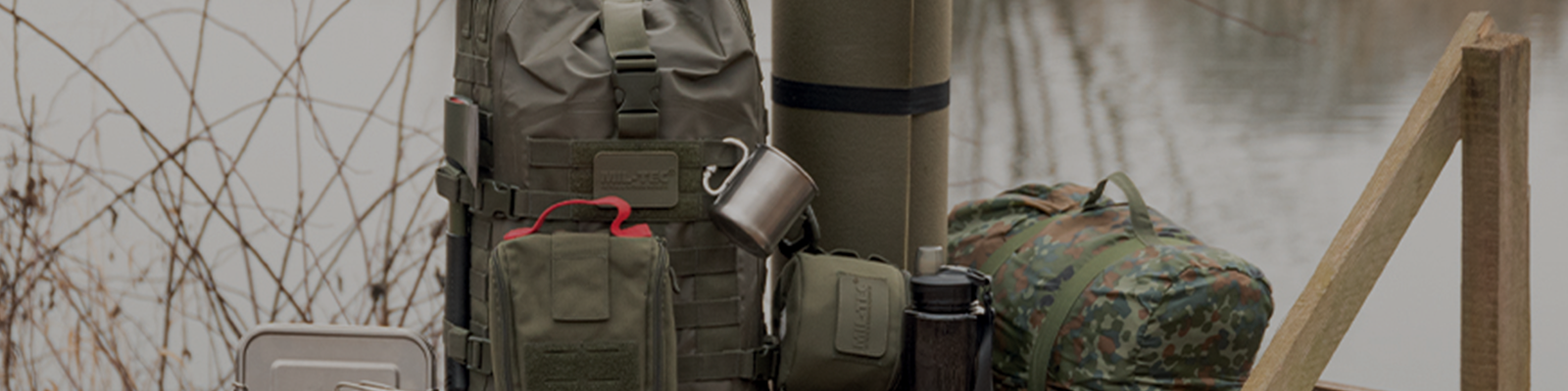 Surplus et équipement militaire Miltec : treillis, equipement, sac
