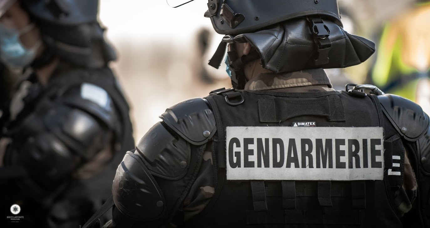 Gendarme on duty