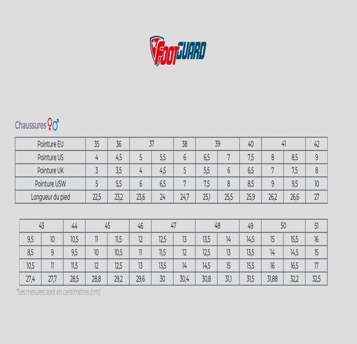 Size guide image